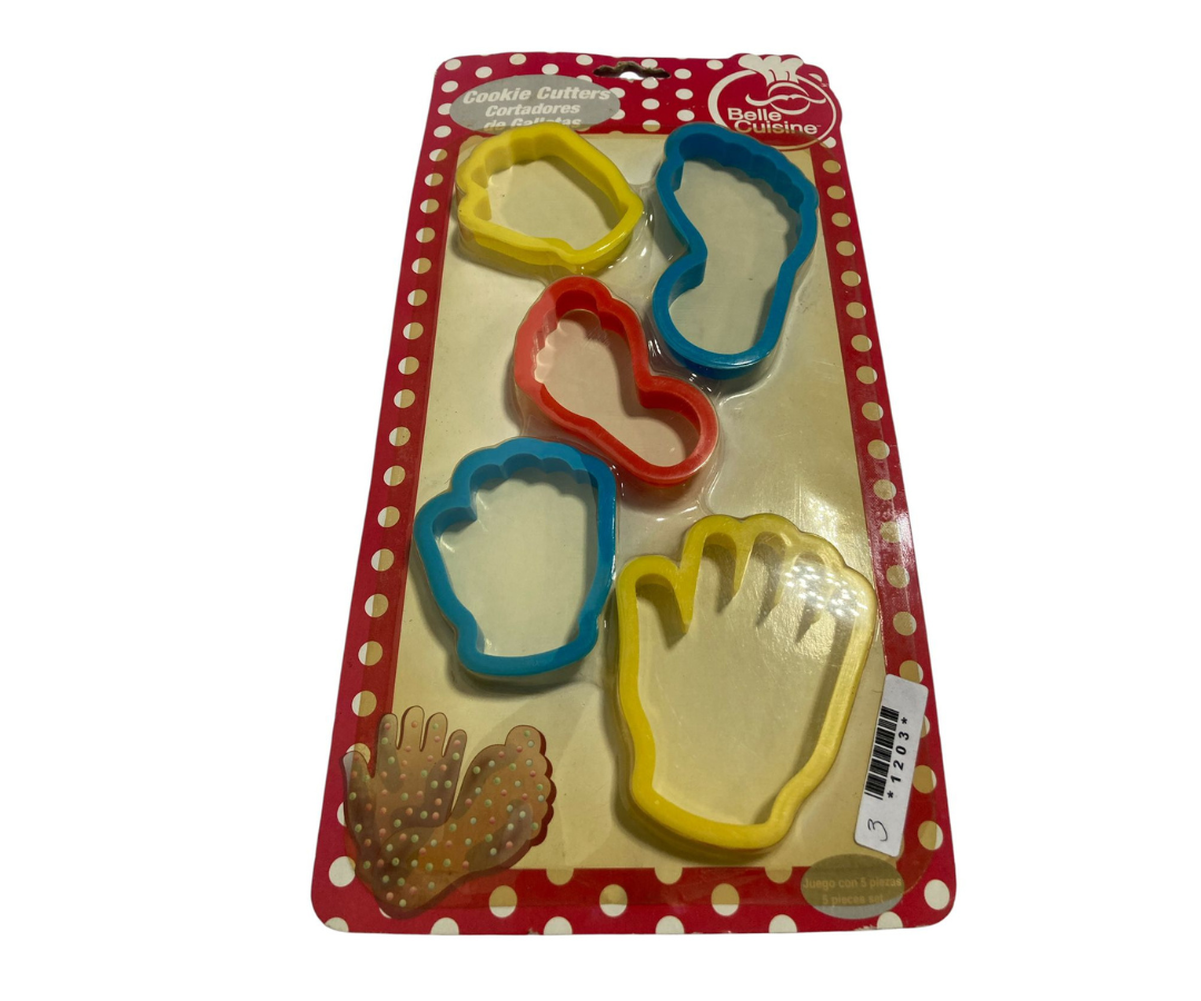 Juego de Cortadores de Galletas Belle Cuisine 5 Piezas | 32 x 17 cm, 64 g – Creativo y Versátil (Copia) (Copia)
