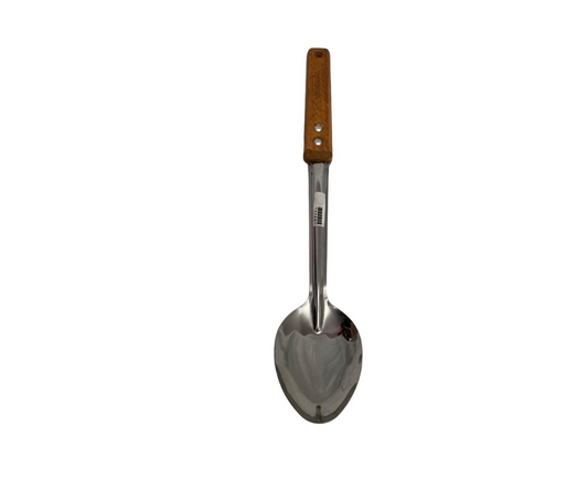 Cuchara Vianca #4 México de Acero Inoxidable con Mango de Madera 47 cm | Extra Larga y Resistente