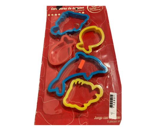 Juego de Cortadores de Galletas Belle Cuisine 5 Piezas | 32 x 17 cm, 64 g – Creativo y Versátil (Copia) (Copia) (Copia)