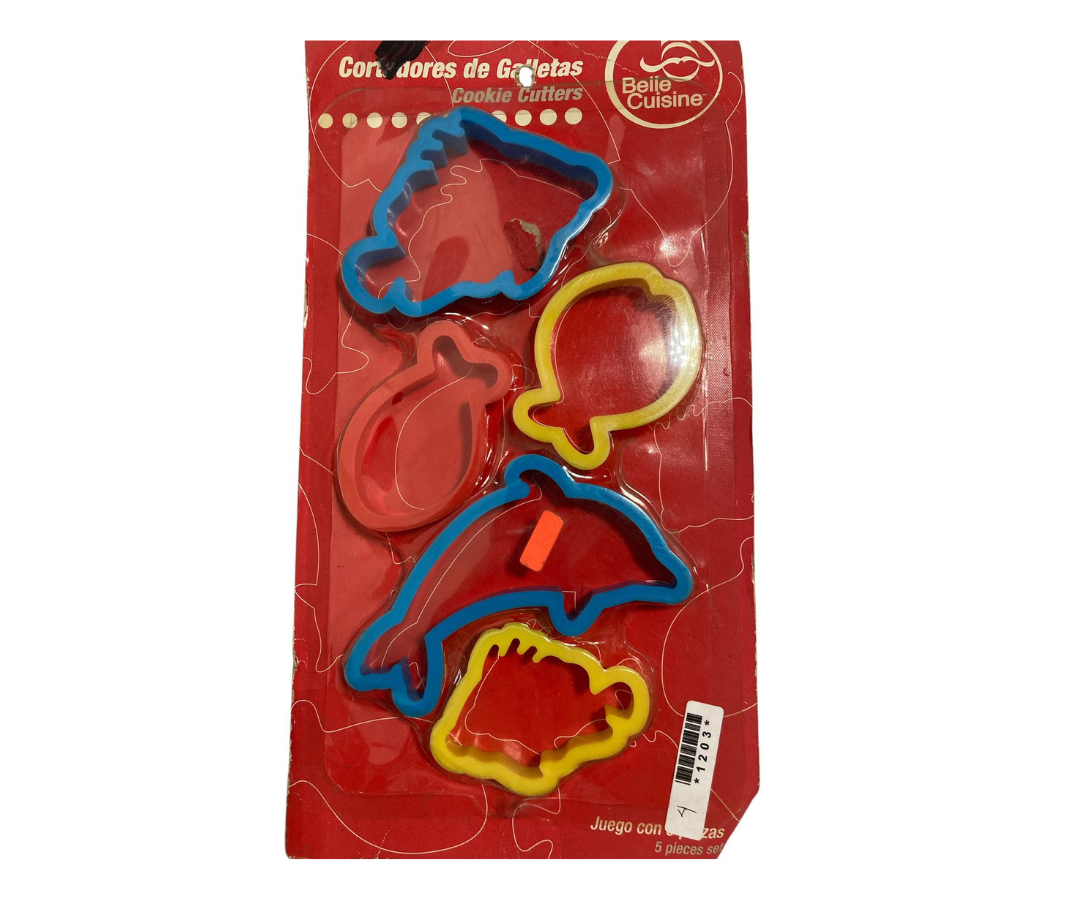 Juego de Cortadores de Galletas Belle Cuisine 5 Piezas | 32 x 17 cm, 64 g – Creativo y Versátil (Copia) (Copia) (Copia)