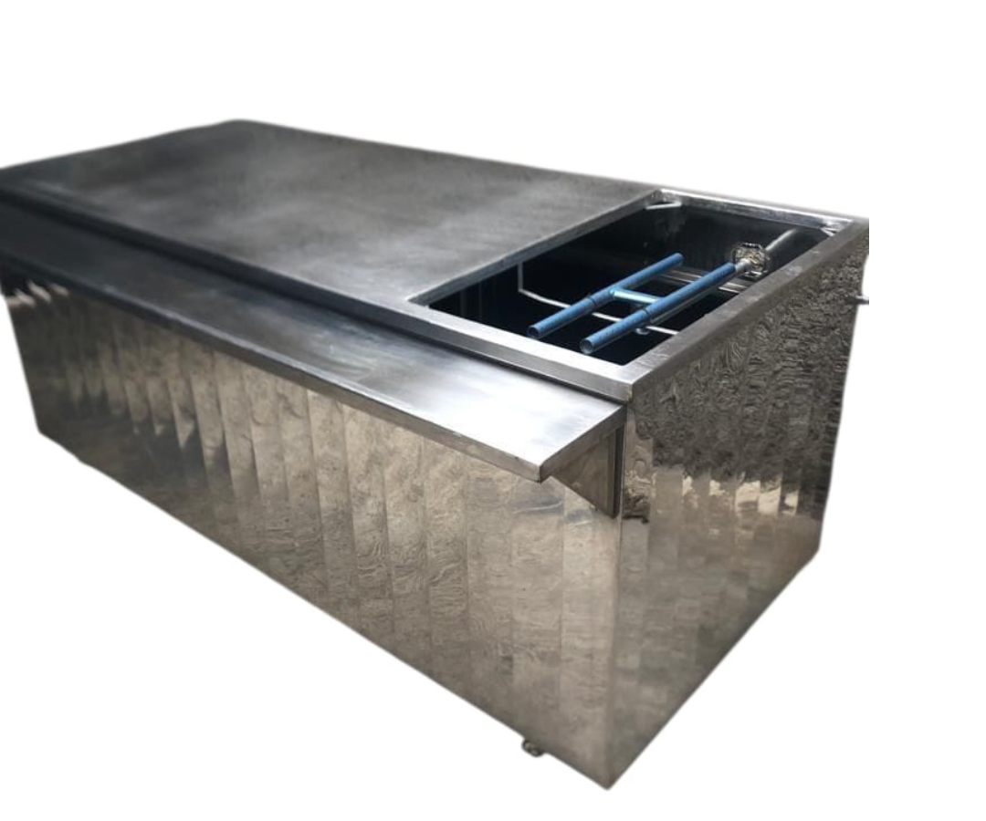 Mueble Inoxidable para Barbacoa con Plancha | 2.00 x 0.90 m