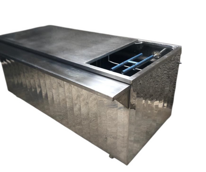 Mueble Inoxidable para Barbacoa con Plancha | 2.00 x 0.90 m