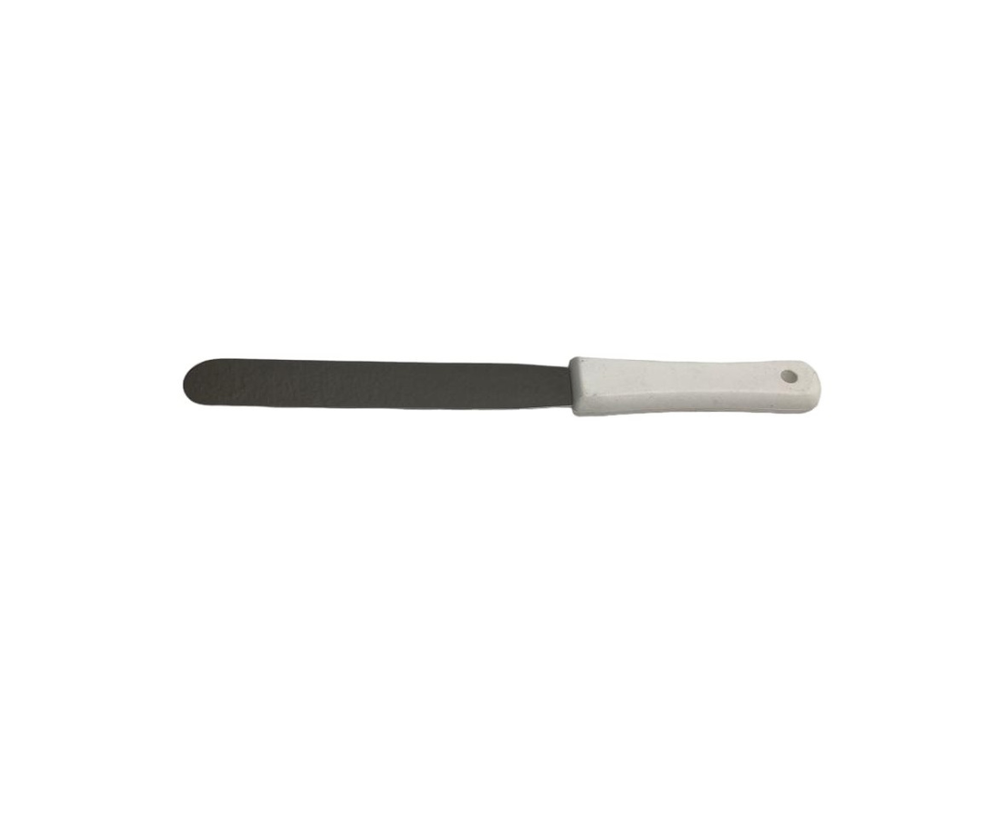 Espátula Inoxidable Plana Repostera Vilma #8 | 34 cm largo, 3 cm ancho – Precisa y Profesional