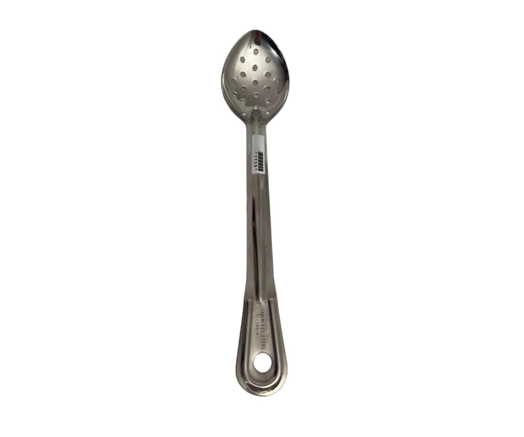 Cuchara Perforada Picadeli #6 de Acero Inoxidable | 19 Orificios, 33 cm, Ligera y Resistente