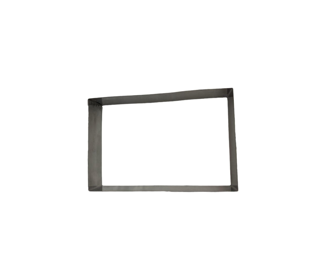Cortador Inoxidable Rectangular | 24.5 x 16 cm, 346 g – Preciso y Duradero