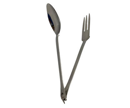 Pinzas Tenazas para Ensalada y Hielos de Acero Inoxidable | Uriasav, 22 cm, Resistentes y Versátiles