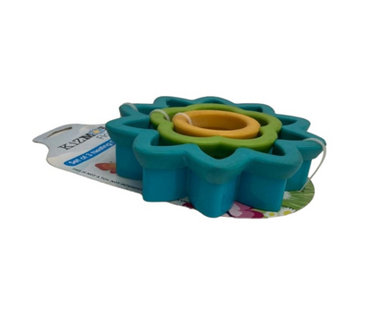 Juego de Cookie Cutters Kizmos Flora | 14 x 14 cm, 108 g – Creativos y Funcionales