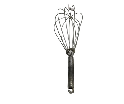 Batidor de Globo Galvanizado #3 | 36 cm, 204 g – Grande, Resistente y Profesional