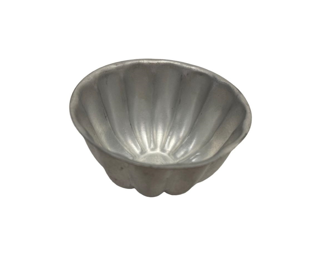 Molde de Aluminio para Flan Naranja Chico | 7 x 5 cm – Ligero y Resistente