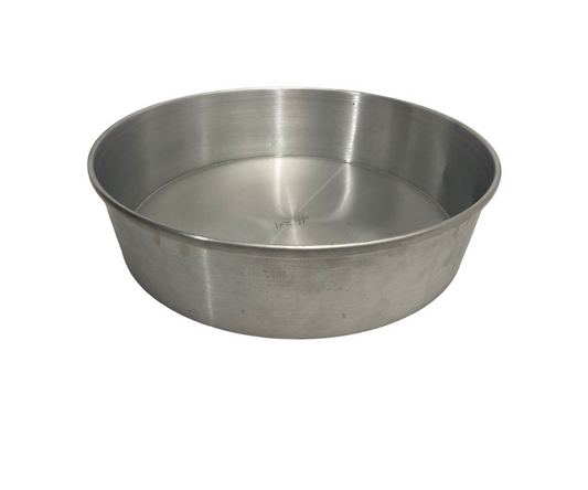 Molde de Aluminio para Pastel Redondo #34 | 34 x 9 cm – 380 g – Resistente y Espacioso