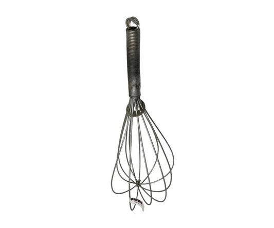 Batidor de Globo Galvanizado #3 | 36 cm, 204 g – Grande, Resistente y Profesional