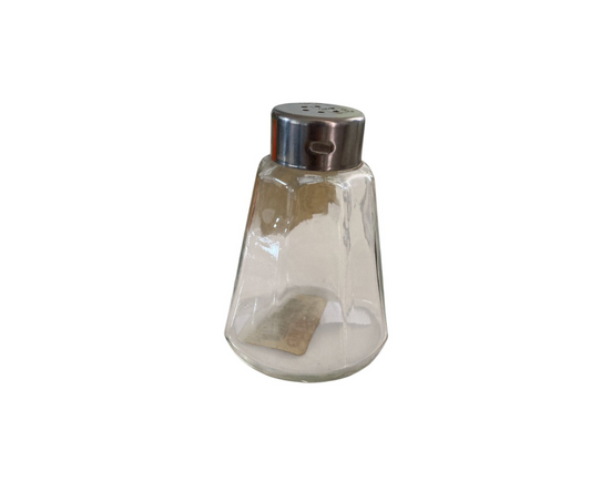 Salero Octagonal en Frasco de Vidrio | 9.5 x 6 cm, 84 g – Práctico y Moderno