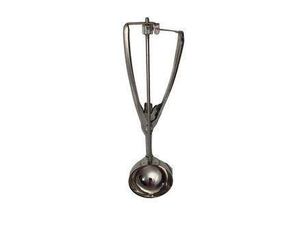 Servidor de Nieve con Cortador Mediano #3 de Acero Inoxidable | 23 cm, 98 g – Preciso y Resistente