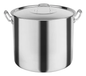 Olla Alta Recta Vasconia Acorazada 50L | Aluminio 4mm, Uso Industrial